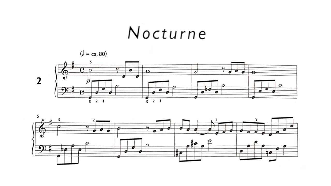 Daniel Hellbach: Nocturne No. 2 in G major (2/7)
