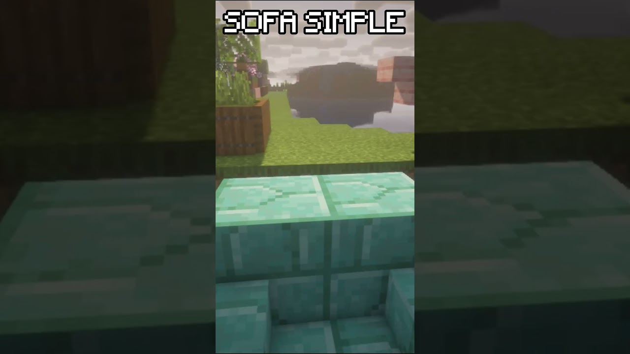 MINECRAFT SOFA FACIL Y SIMPLE TUTORIAL #minecraft #minecraftbuilding #minecraftbuilds