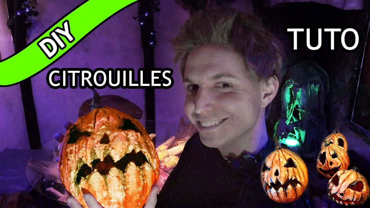 deco citrouille halloween fait maison
