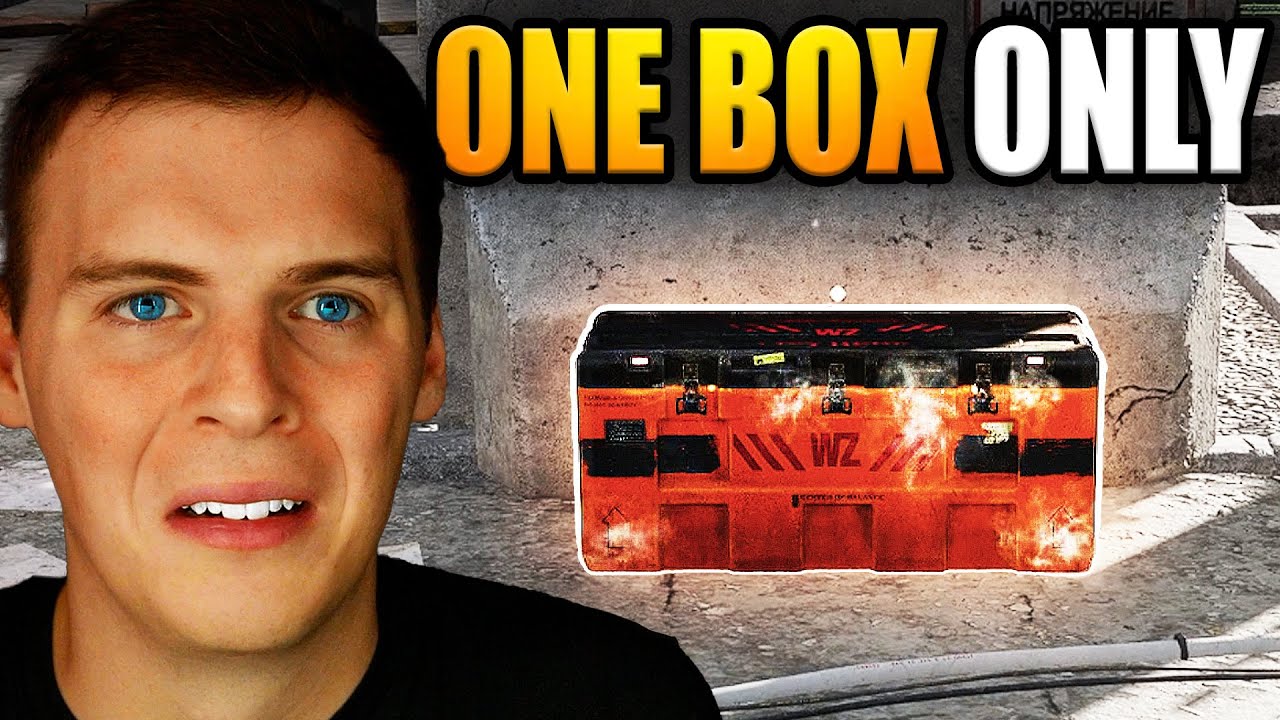 Warzone But I Can Only Open *ONE* Box and Only Have *ONE* Life