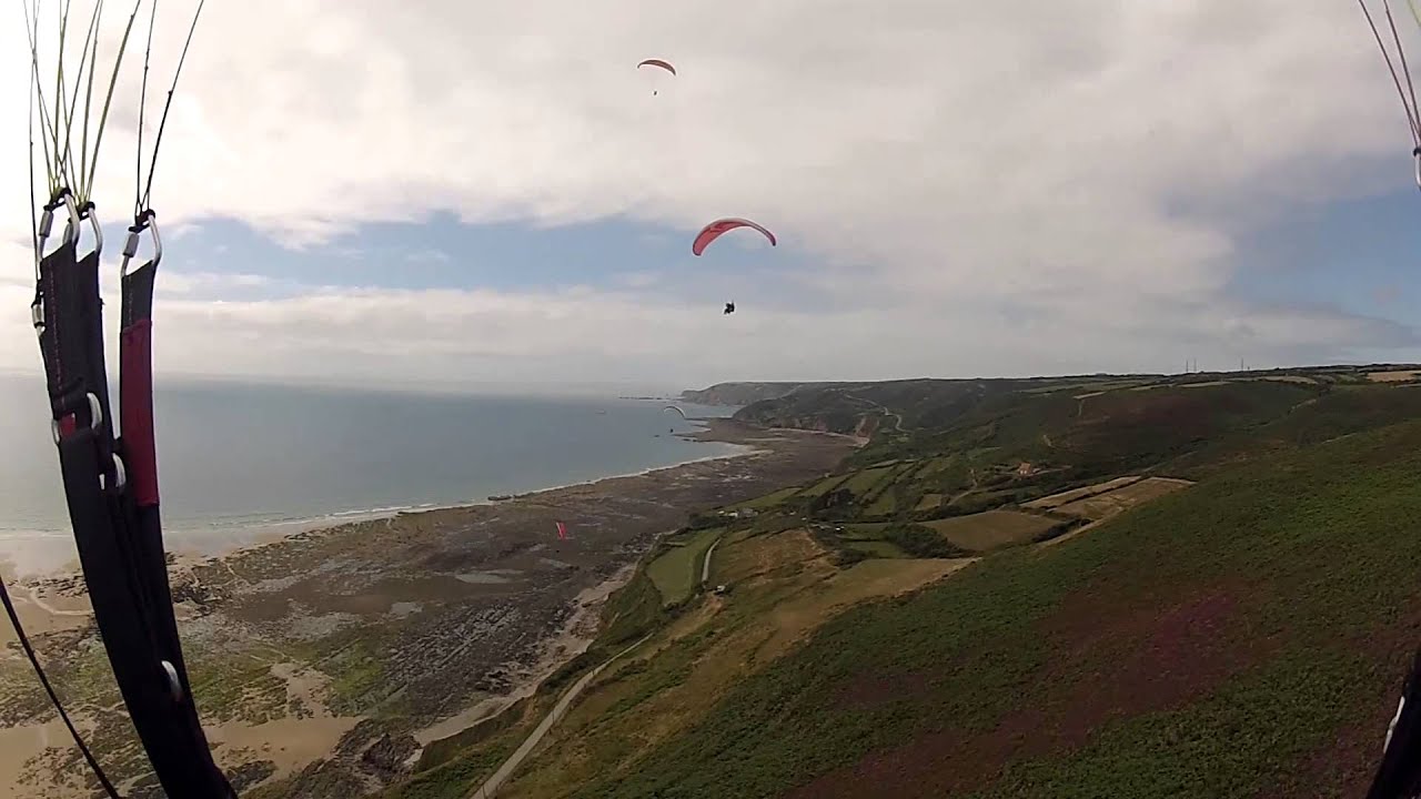 Parapente dans la Hague / Paragliding in Normandy
