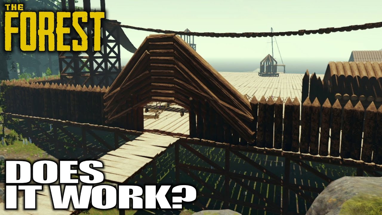 Defensive Wall Complete | The Forest Gameplay | E35
