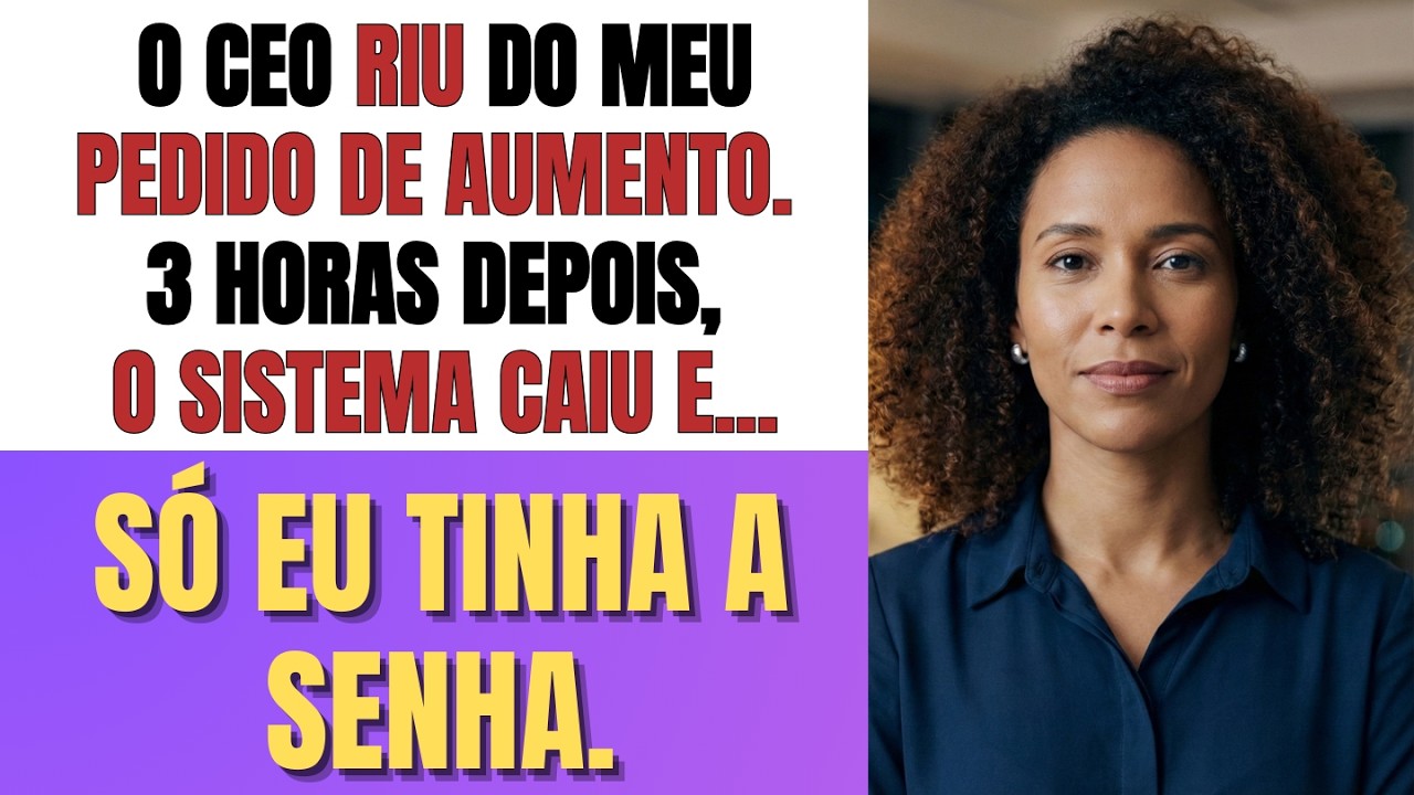 O CEO riu do meu pedido de aumento. 3 horas depois, o sistema caiu e só EU tinha a senha.