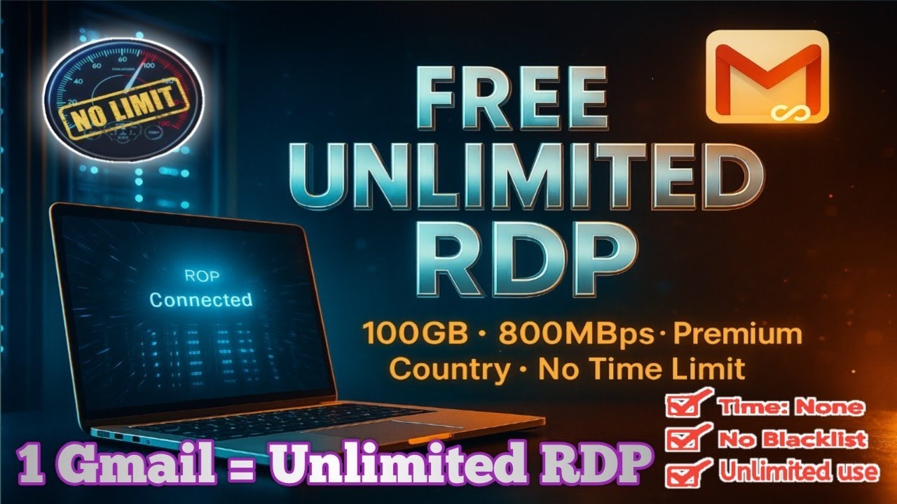 How To Create Unlimited RDP For Free In 2025 | Free RDP | Get Free VPS/RDP | Using Lifetime