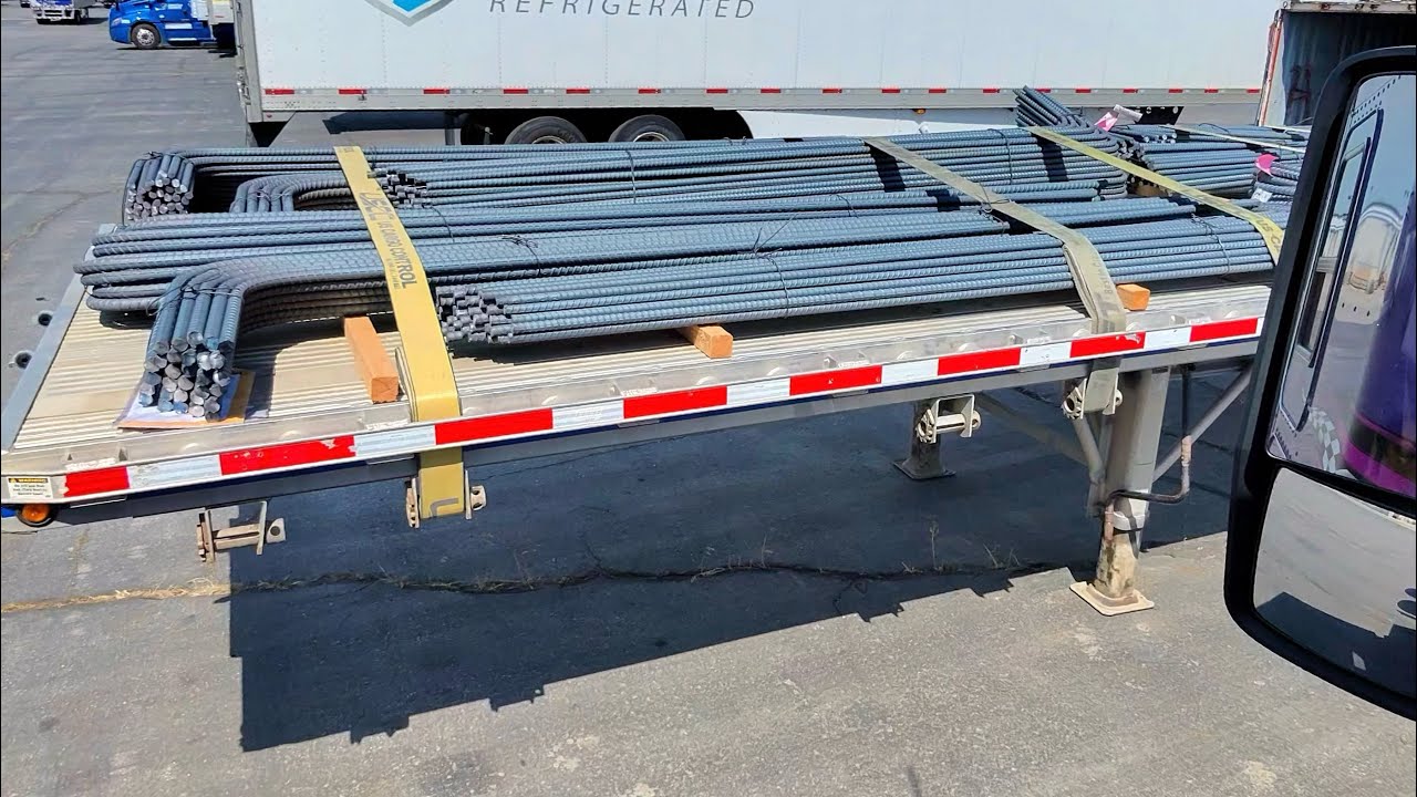 How to Properly Secure a Rebar Load | Flatbed Trucking Safety Tips for New & Pro Drivers