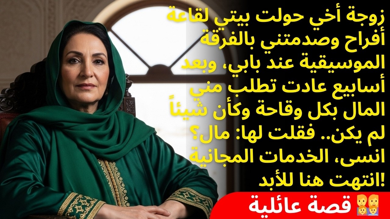 أخت زوجي عملت حفلة في بيتي من وراي.. وانصدمت لما لقيت الزفة والفرقة الموسيقية كاملة واقفة عند الباب!
