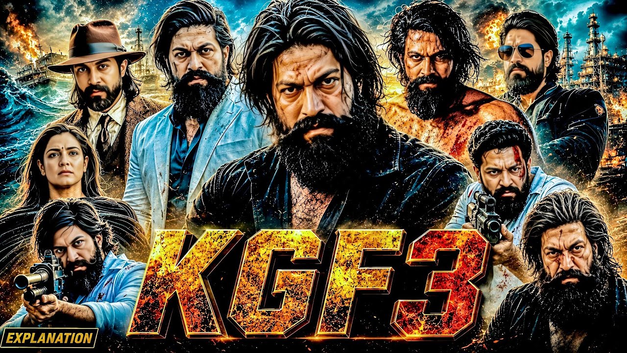 K.G.F Chapter 3 Full Movie in Hindi Dubbed, Yash | Srinidhi Shetty | Raveena | Biggest Latest Update