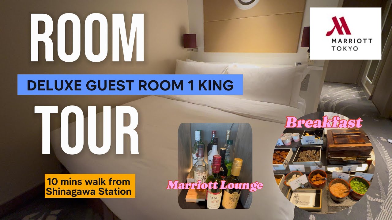 Tokyo Marriott Hotel | Deluxe Room King Bedroom | Breakfast and Happy hour meals