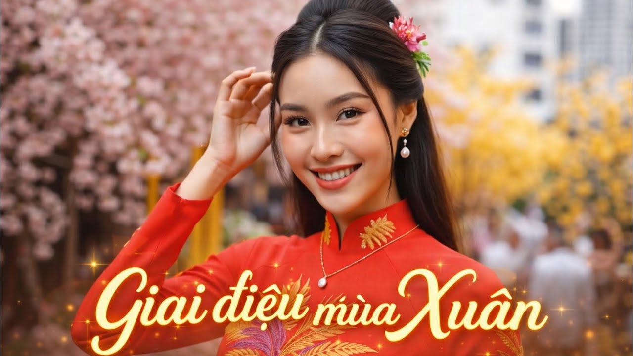 Nhạc xuân trữ tình 2026-Giai điệu mùa Xuân nhẹ nhàng-Áo gấm sang #TetNguyenDan#Musicvideo|JennyLai
