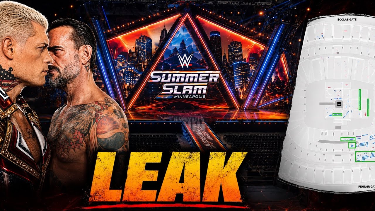 WWE SUMMERSLAM STAGE LEAK🔥🔥🔥TICKET SALES😱😱