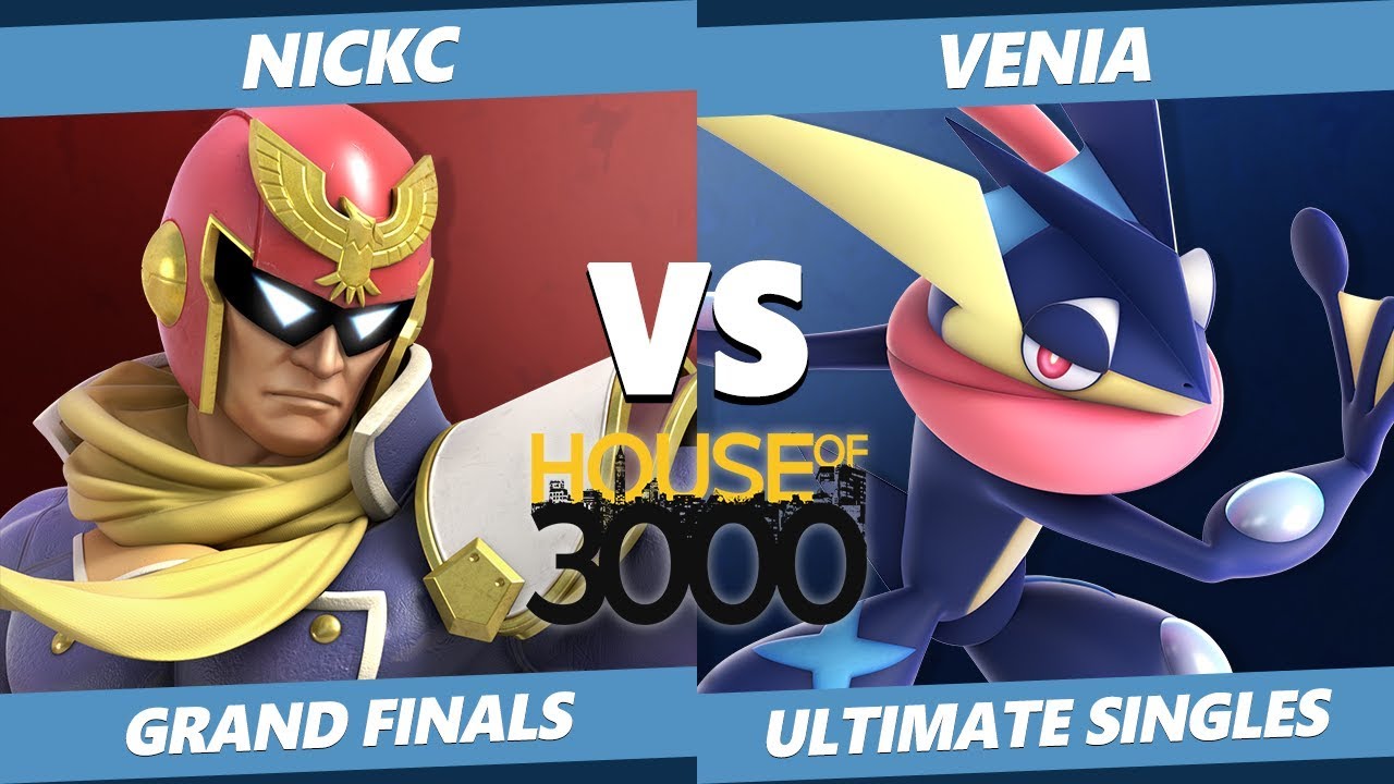 Smash Ultimate Tournament - Venia (Greninja) Vs. NickC (Captain Falcon) SSBU Xeno 154 Grand Finals