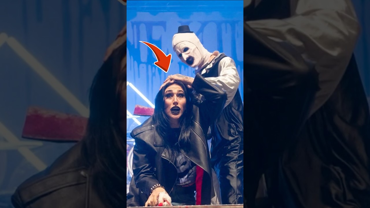 Rhea Ripley Shares Stage with Terrifier&rsquo;s Clown 😈 Dream Come True!