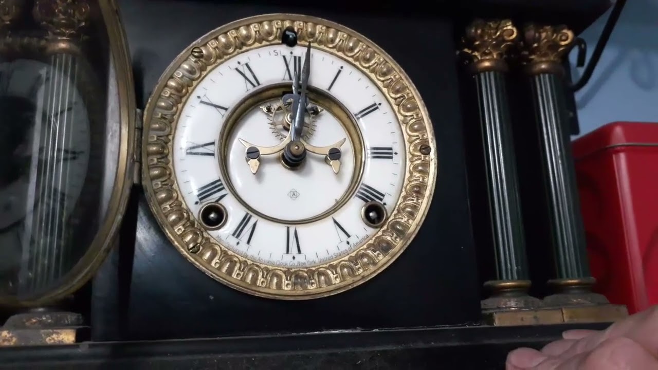 Ansonia clock gong reset.