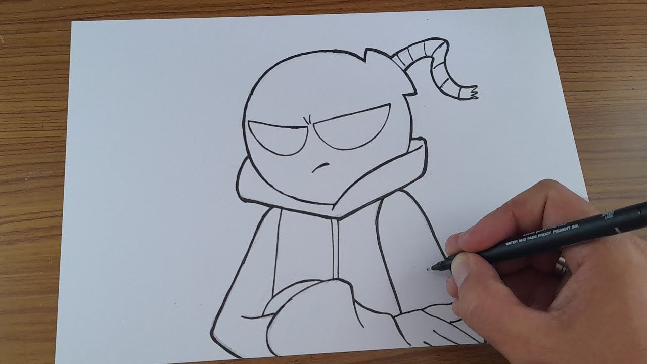 COMO DESENHAR O WITTY | FNF