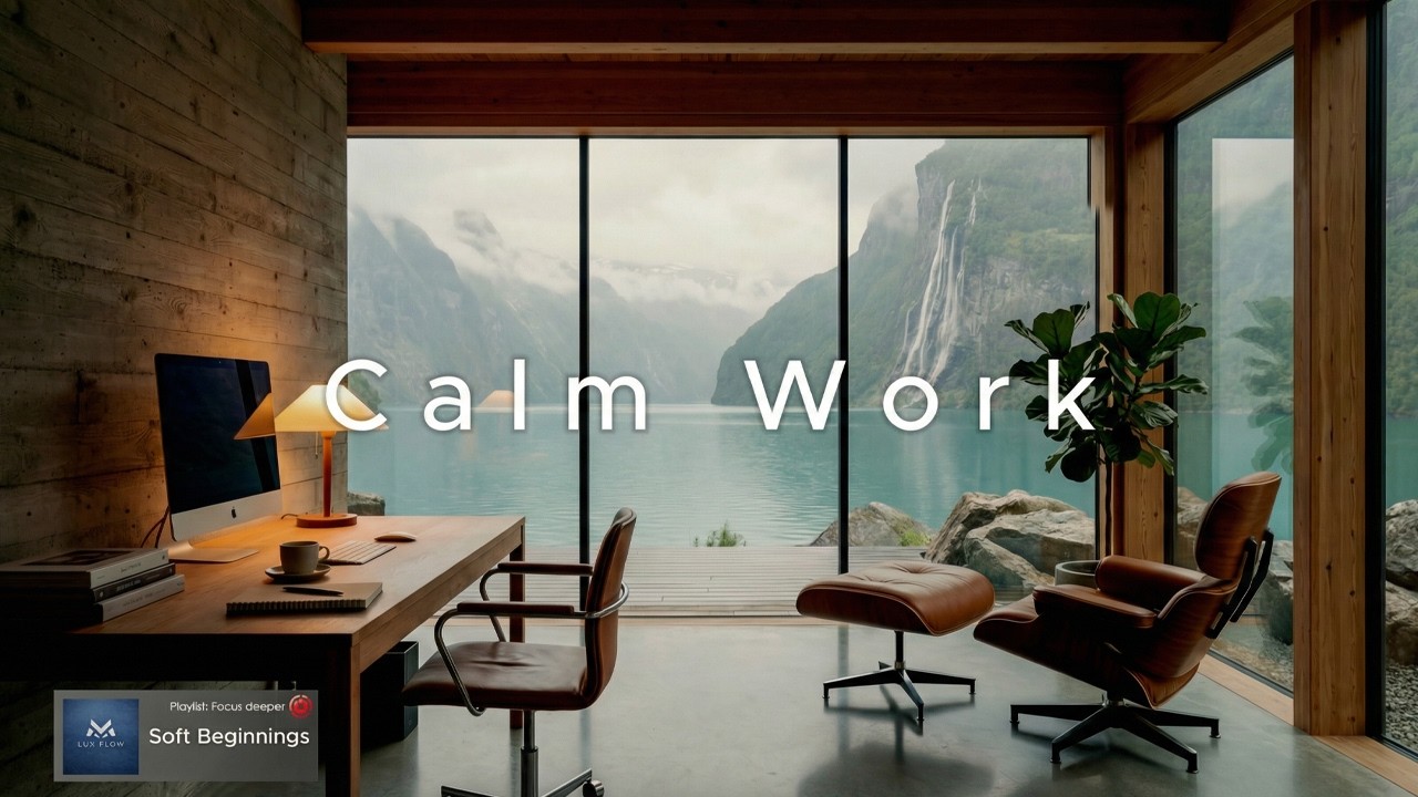 Calm Work &mdash; Soft Ambient Flow for Stress-Free Focus