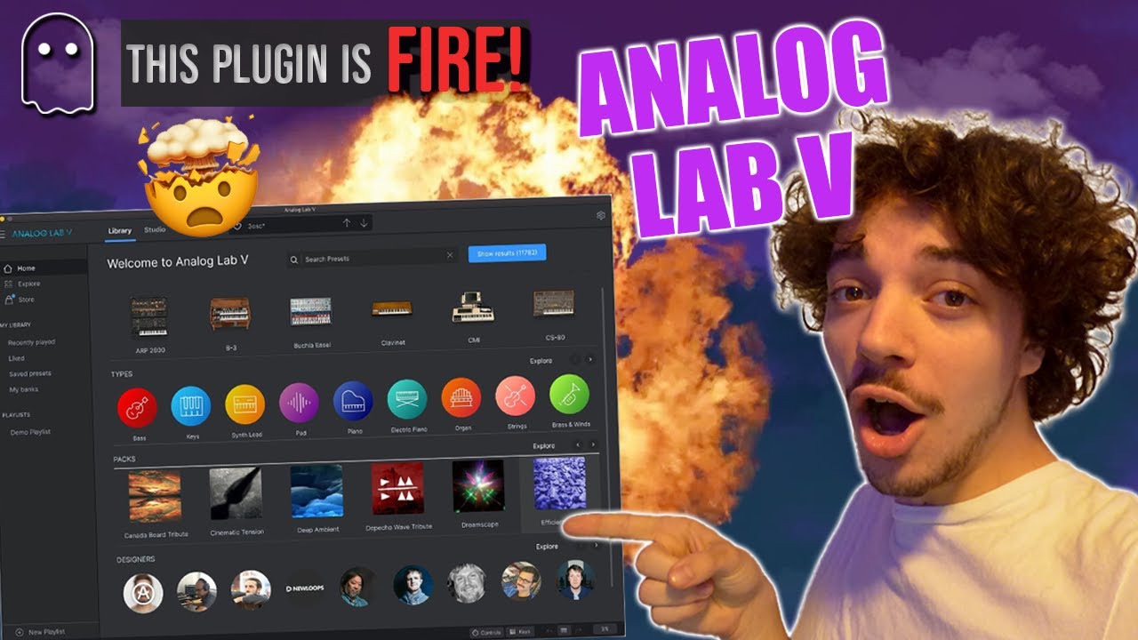 Analog Lab V - AMAZING SYNTH VST! 2000 Presets! Analog Synth Emulation! (Review and Cookup)