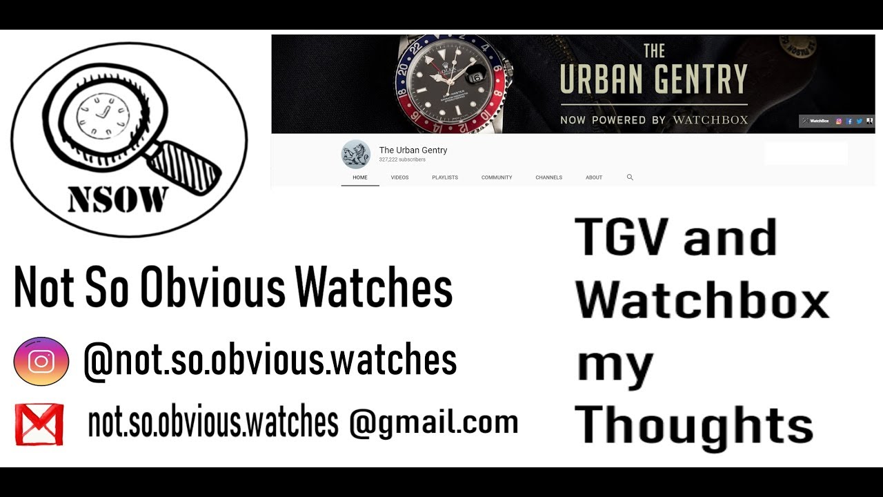 NSOW 41-19: TGV, The Urban Gentry and Watchbox
