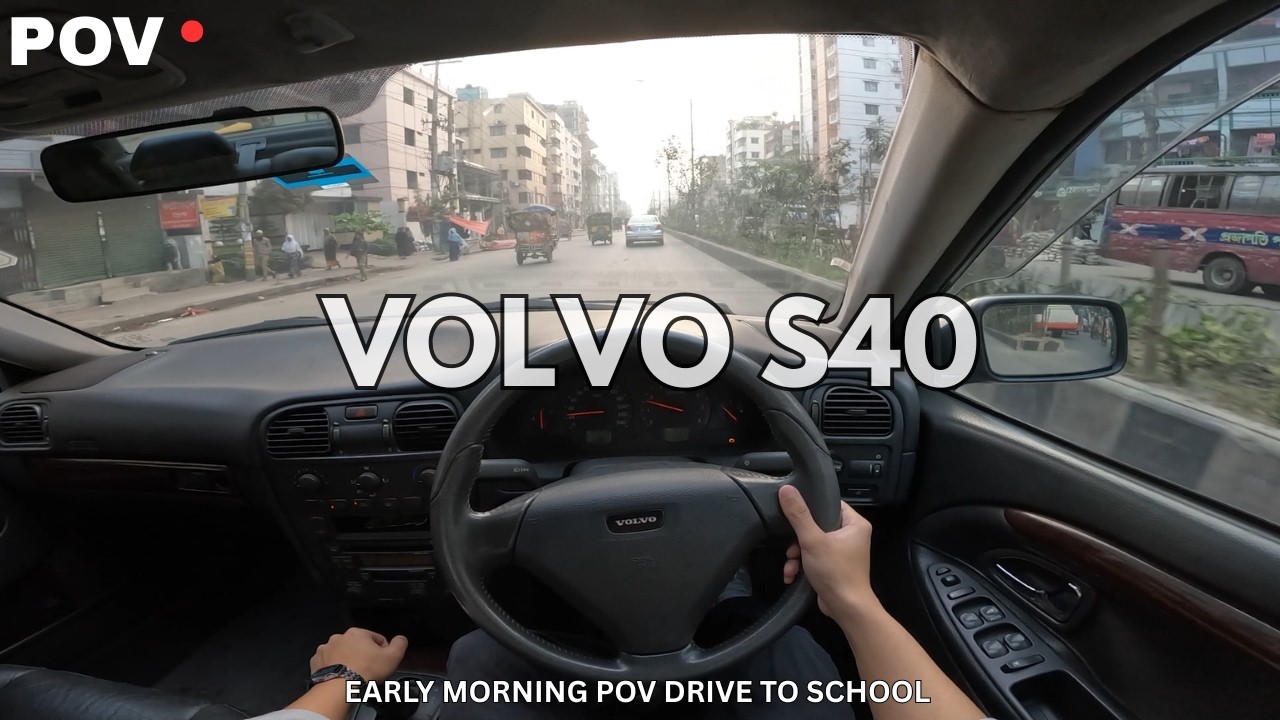 6AM Fuel Run in Dhaka | Volvo S40 POV | Bangladesh