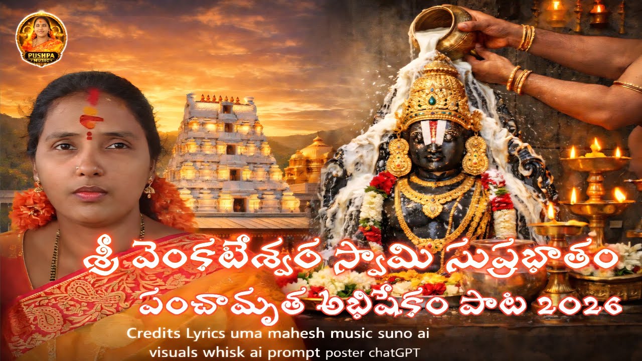 శ్రీ వెంకటేశ్వర స్వామి సుప్రభాతం | పంచామృత అభిషేకం పాట 2026 | Tirumala Balaji Devotional Song