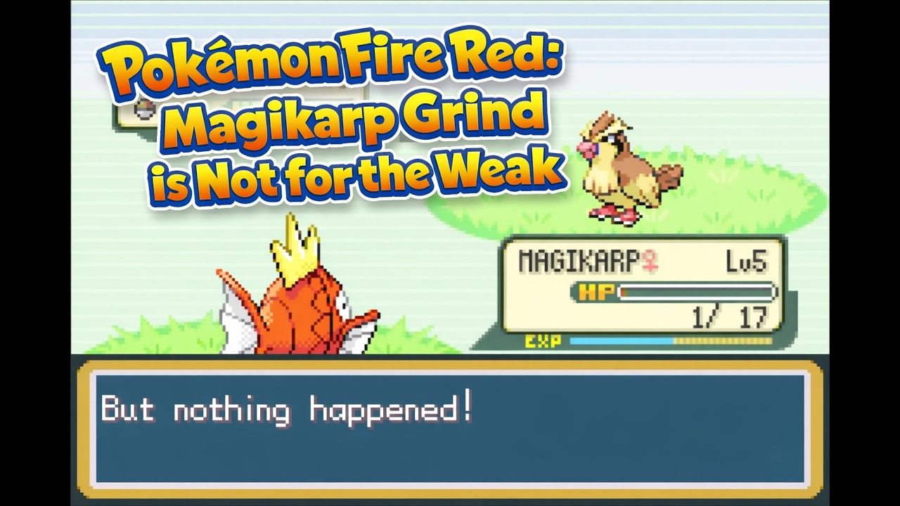 Pokémon Fire Red Episode 3: Magikarp Grind is Not for the Weak | Nintendo Switch 2