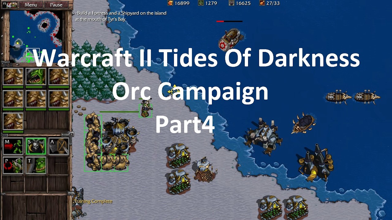 Lets play Warcraft 2 Remastered: orc campaign Tides Of Darkness part 4