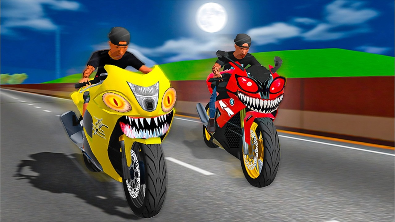 NOVA RAYBUSA MONSTRO É MAIS RÁPIDA QUE A S1000R? 😱 Moto Wheelie 3D