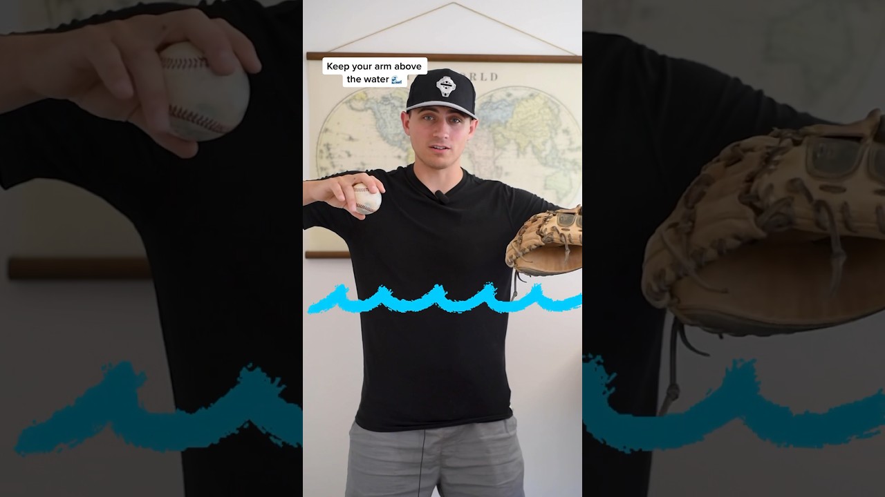 What path should your arm take when you go to throw? 🤔 here&rsquo;s a simple way to remember🔑