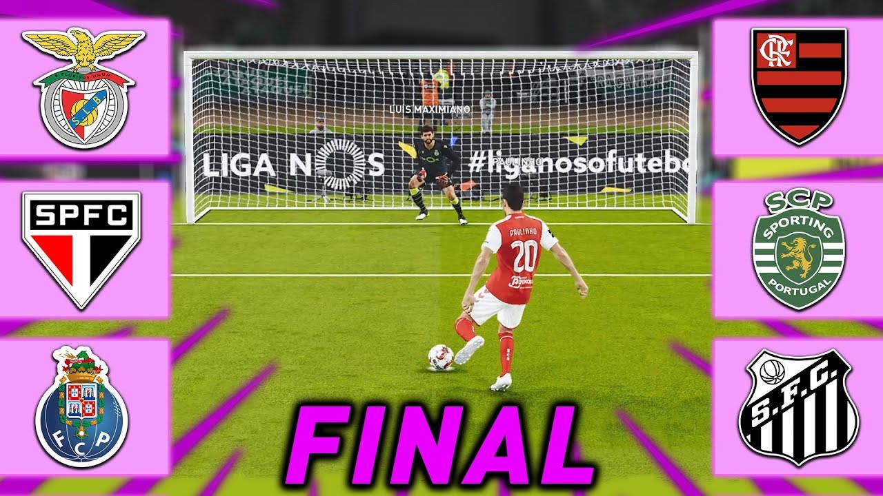 FINAL DO CAMPEONATO PORTUGUÊS E BRASILEIRO DE PENALTIS | PES 2020