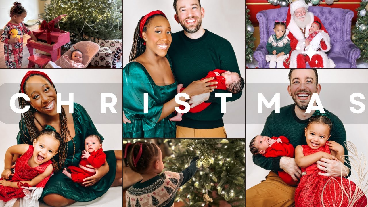 OUR FIRST CHRISTMAS AS A FAMILY OF 4 | RUDGE FAM VLOG
