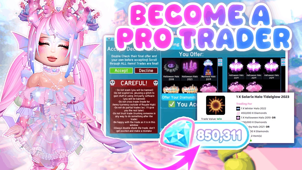 {EASY} 100K PROFIT TRADE 💎 Royale High Tutorial