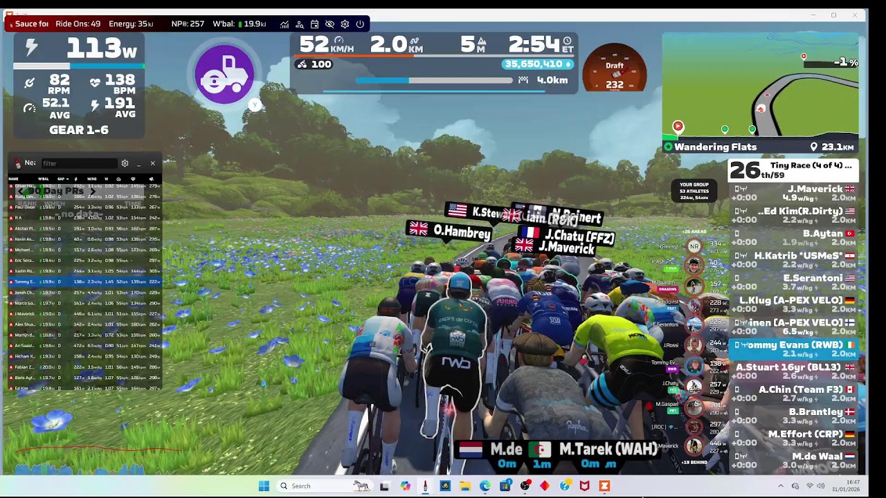 zwift insider tiny races z2 31 jan 2026