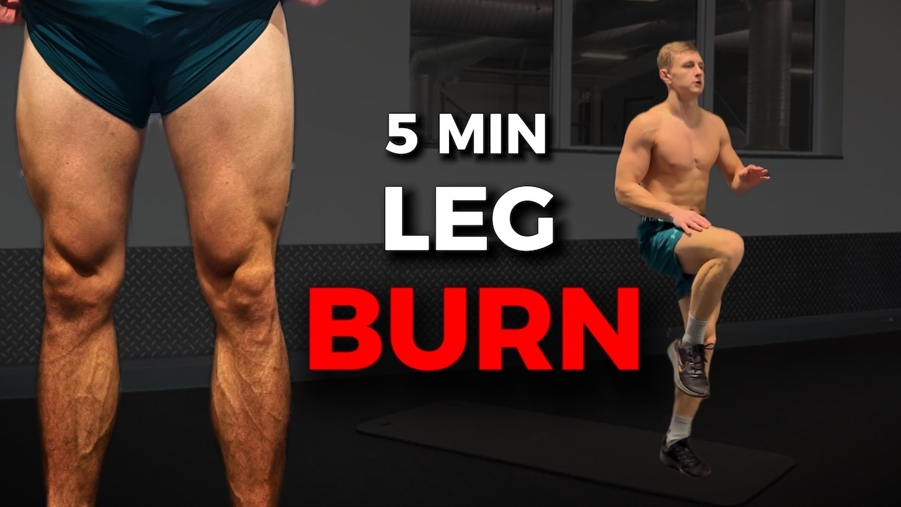 5-Minute Leg Workout — No Equipment