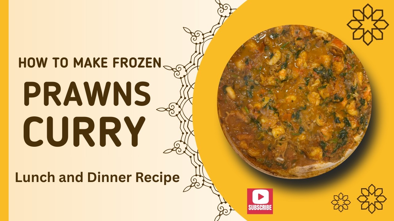 How to make Prawn Curry| Frozen  Cooked Prawn |Royyala Kura