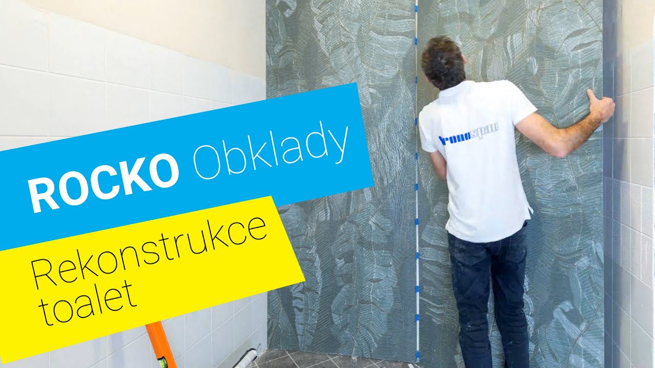 ROCKO Velkoformátové obkladové panely - Rekonstrukce toalet