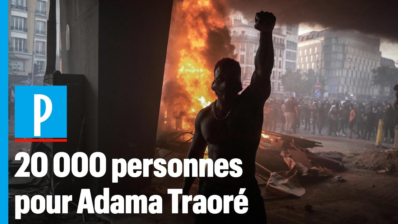 Rassemblement pour Adama Traoré : 20 000 manifestants rassemblés, des incidents lors de la disper