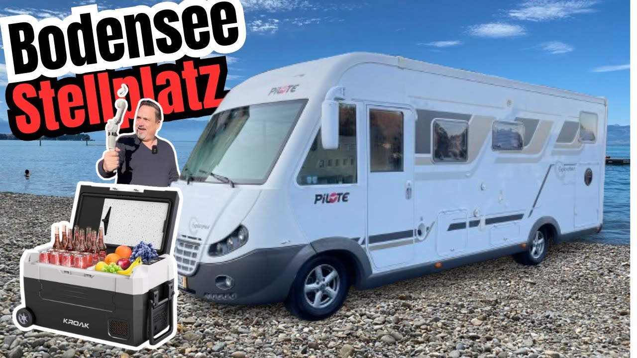 Schönster Wohnmobil Stellplatz am Bodensee? 💥 Kroak Kompressor Kühlbox HOT oder SCHROTT?