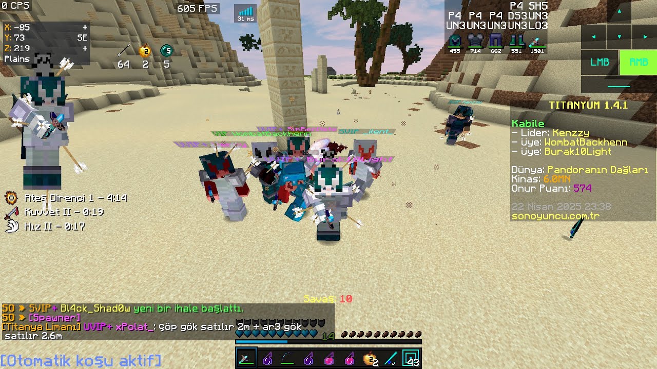 PANDORA & NETHER & DUEL & 3VS3 PARÇALAMA .GG/1024 #sonoyuncutitanyum