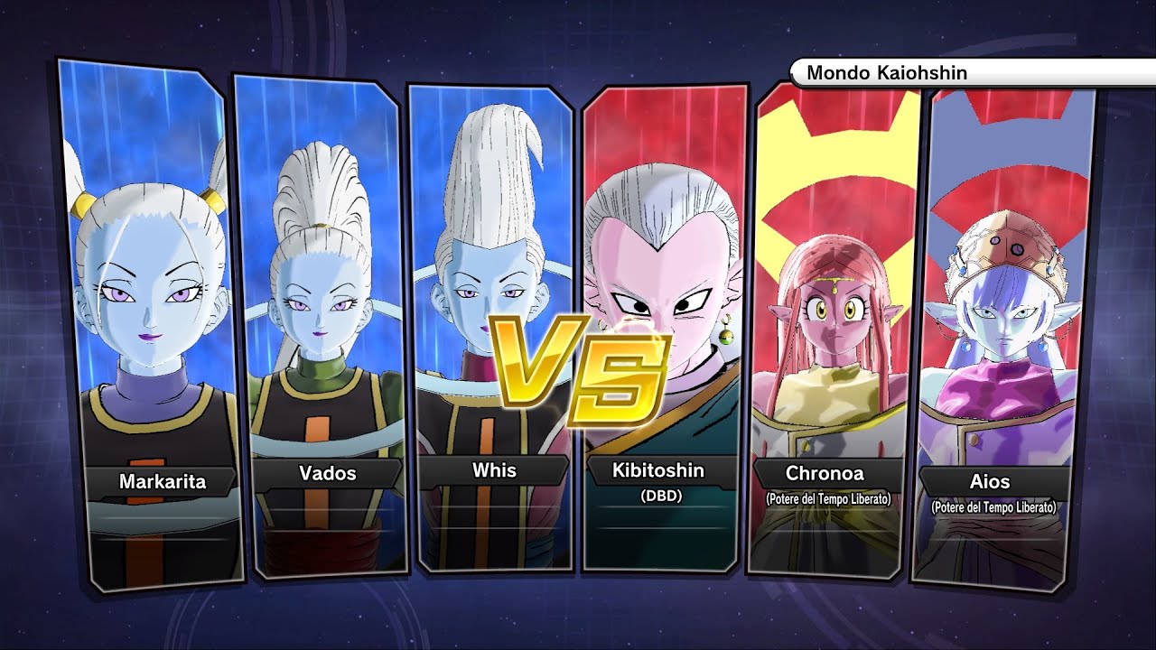 Xenoverse 2 - Requested match (PC): Whis/Vados/Markarita vs Kibitoshin DBD/Chronoa God/Aios God