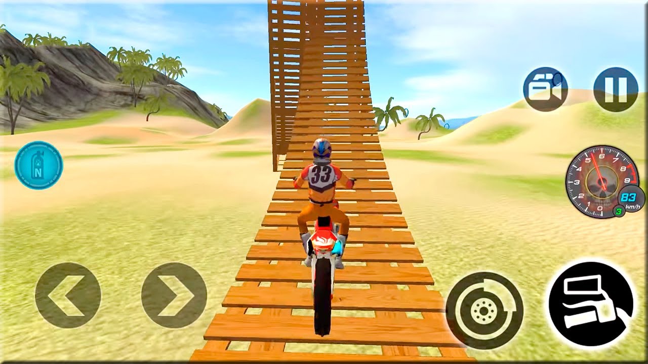 Motocross Beach Bike Stunt Racing - Motor Racer Game Gameplay Android