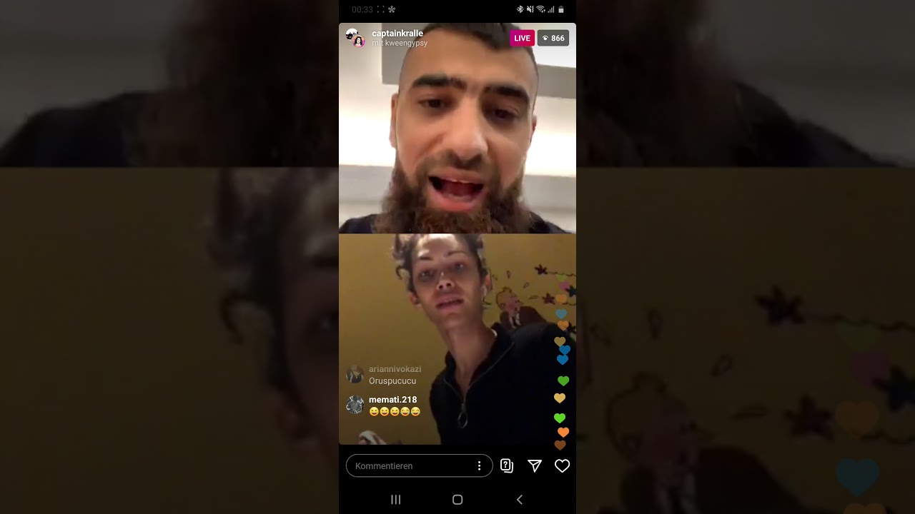Papakralle live instagram
