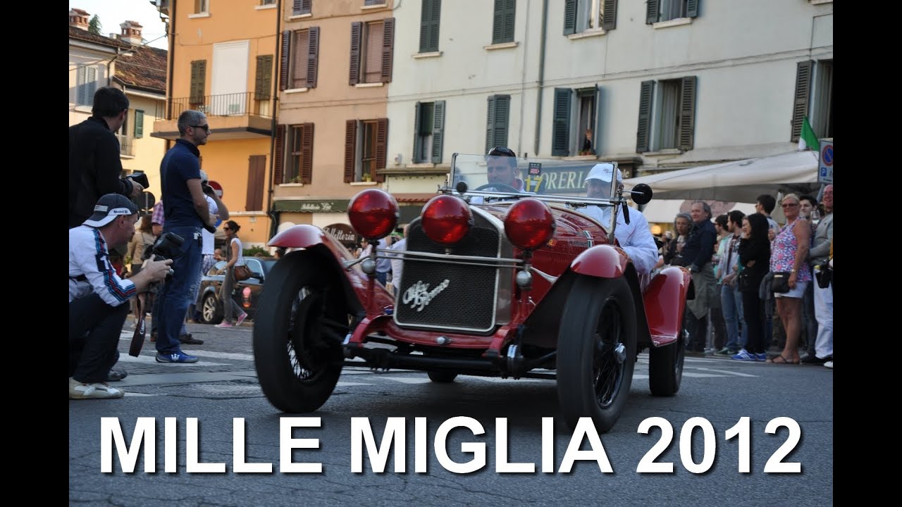 Start of Mille Miglia 2012 in Brescia