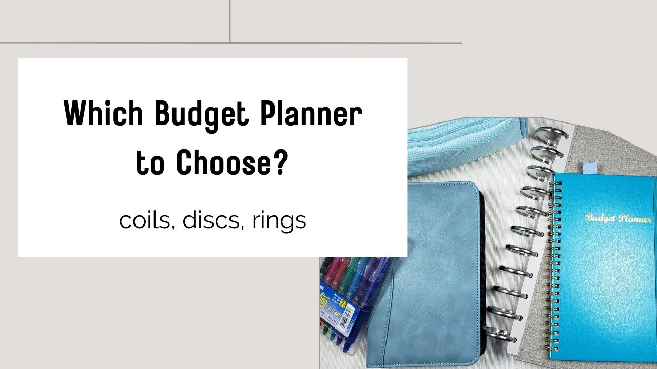 Choosing Best Budget Planner and Setup - Coil, Discs, Rings #budgetplanner