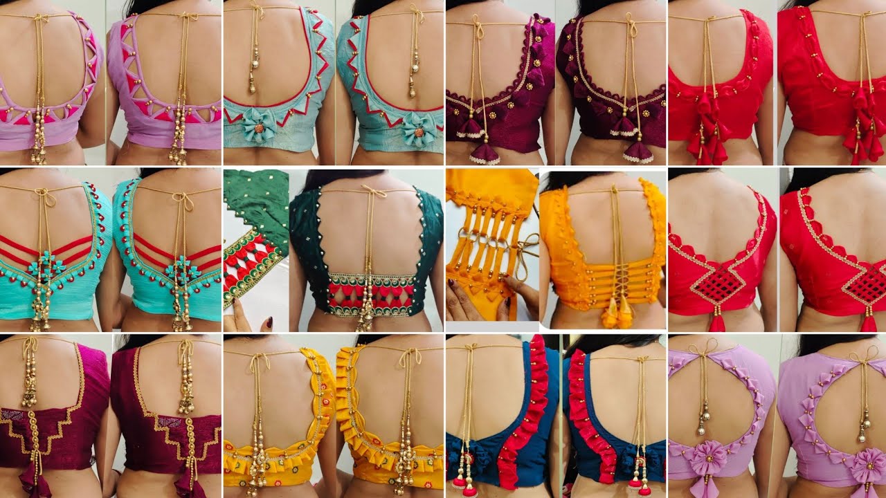 26+ Latest Blouse Designs 2025/Blouse back neck Design new/New Blouse Designs/Blouse ki design back