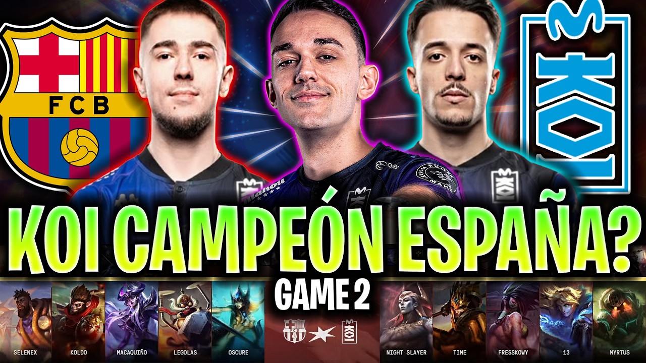 KOI EN LA MEJOR PARTIDA DE LA LES! 😱HIST&Oacute;RICO!🔥 - BAR vs KOI Game 2 LES KICKOFF 2026 FINAL Espa&ntilde;ol