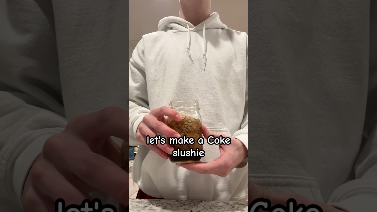 Let&rsquo;s make a Coke slushie #coke #slushies #summer