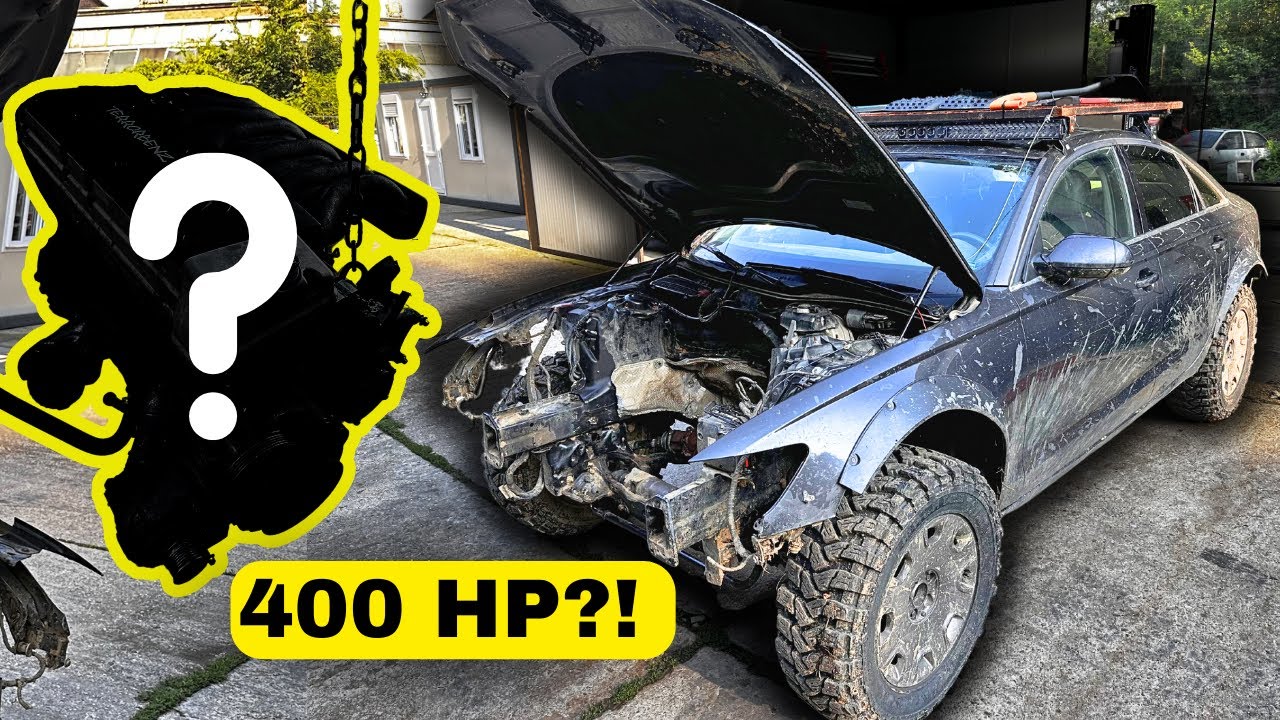 Új motort kap az Audi 🤩 kezdődik a második élete