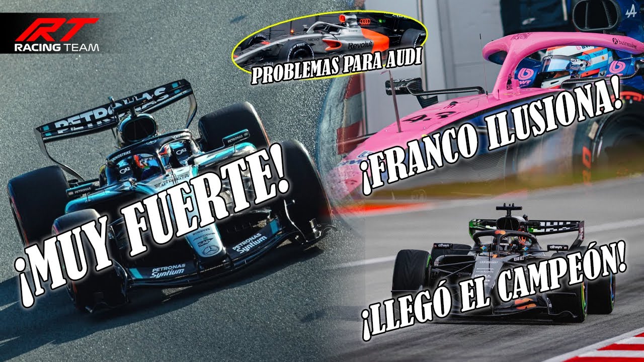 🚨 ¡DIA 3 PRETEMPORADA F1! MERCEDES CONTINUA MUY FUERTE y SOLIDO ✔️ ALPINE ALUSIONA👌LLEGÓ el CAMPEÓN