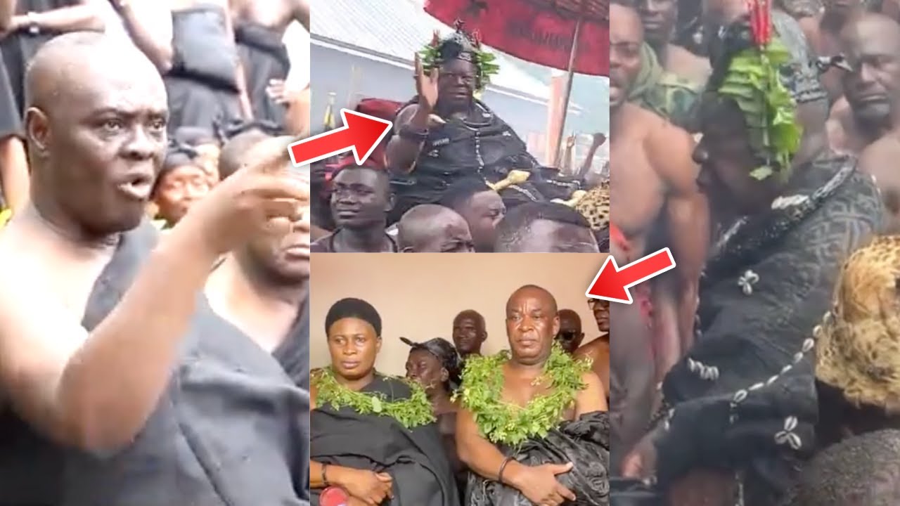 Dormaahene F!res Back Over Funeral As Otumfuo Arrives & Performs Rites At Berekum