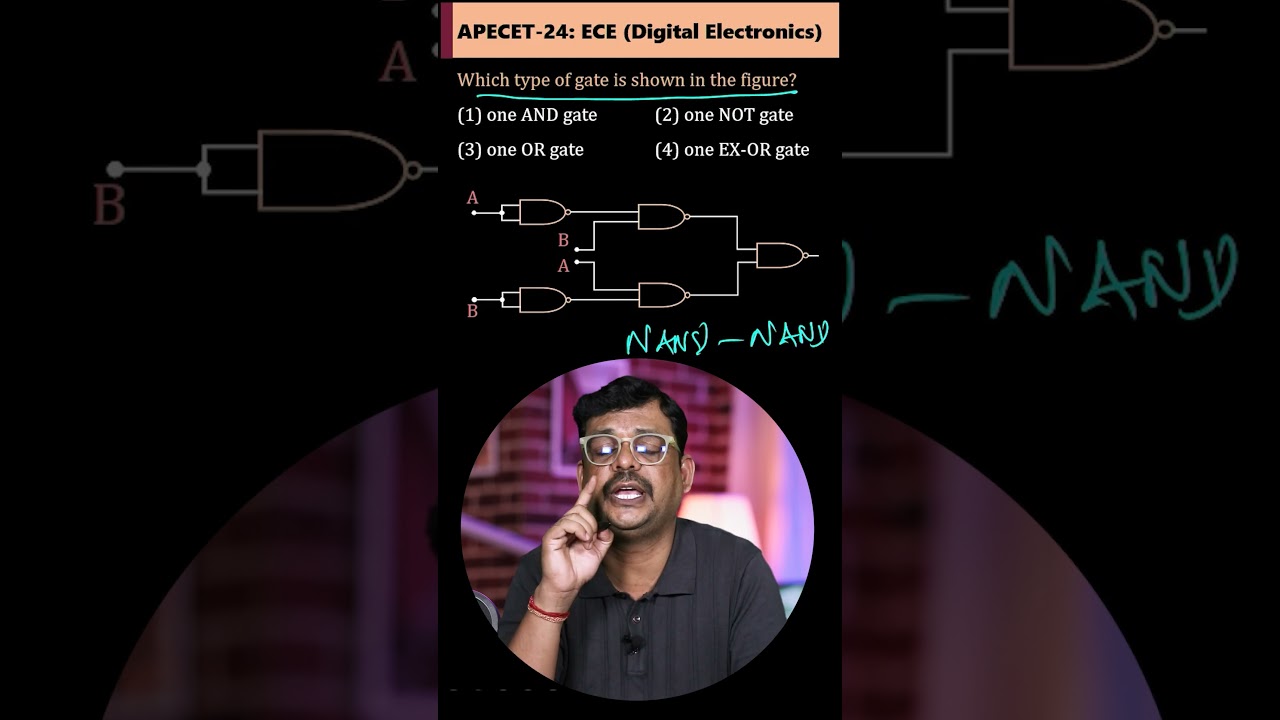 APECET - 24 Exam ECE Paper Solution (Digital Electronics) 