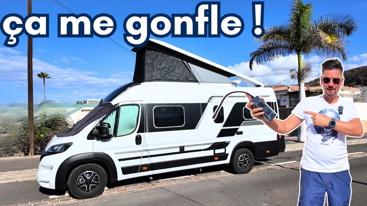 PRESSION de PNEUS fourgon/camping car avec ASMAX T10 portable | FamilyRoss